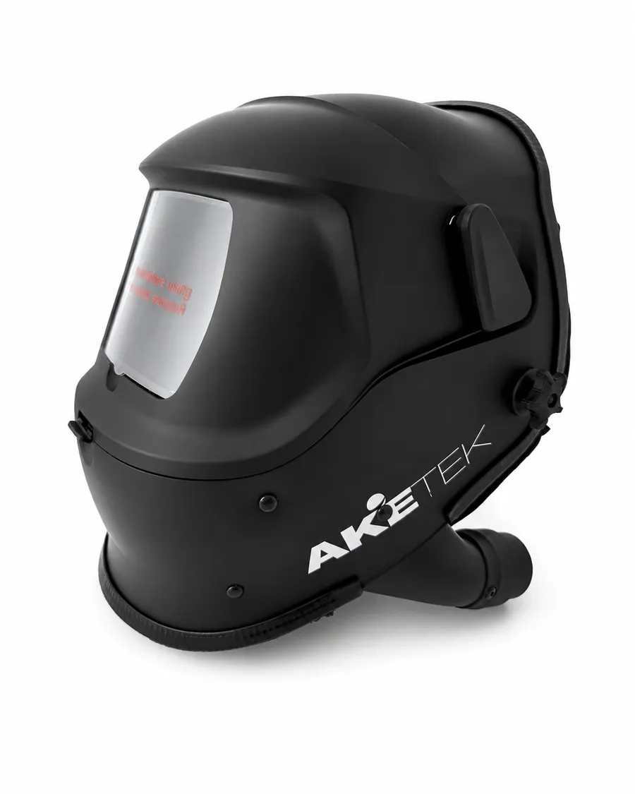 AKETEK® Lift-Up AIR helmet shell with face seal
