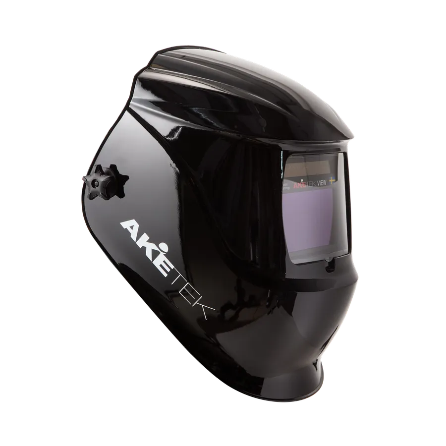 AKETEK® VIEW Automatik-Schweißhelm, schwarz, Ansicht von rechts